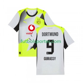 Camiseta Borussia Dortmund Serhou Guirassy 9 Segunda Equipación 2025/2026